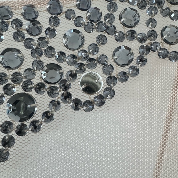 BCBGMaxAzria Morgane Champagne Embellished Dress - Picture 7 of 7